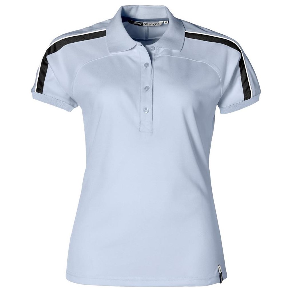 Ladies Trinity Golf Shirt - Light Blue