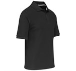 Mens Crest Golf Shirt Black