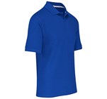 Mens Crest Golf Shirt Blue