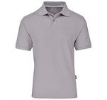 Mens Crest Golf Shirt Grey