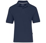 Mens Crest Golf Shirt Navy