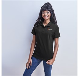 promo: Ladies Crest Golf Shirt (Orange)!