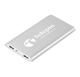 Odeon Slim Executive Power Bank - 4,000mAh - Silver