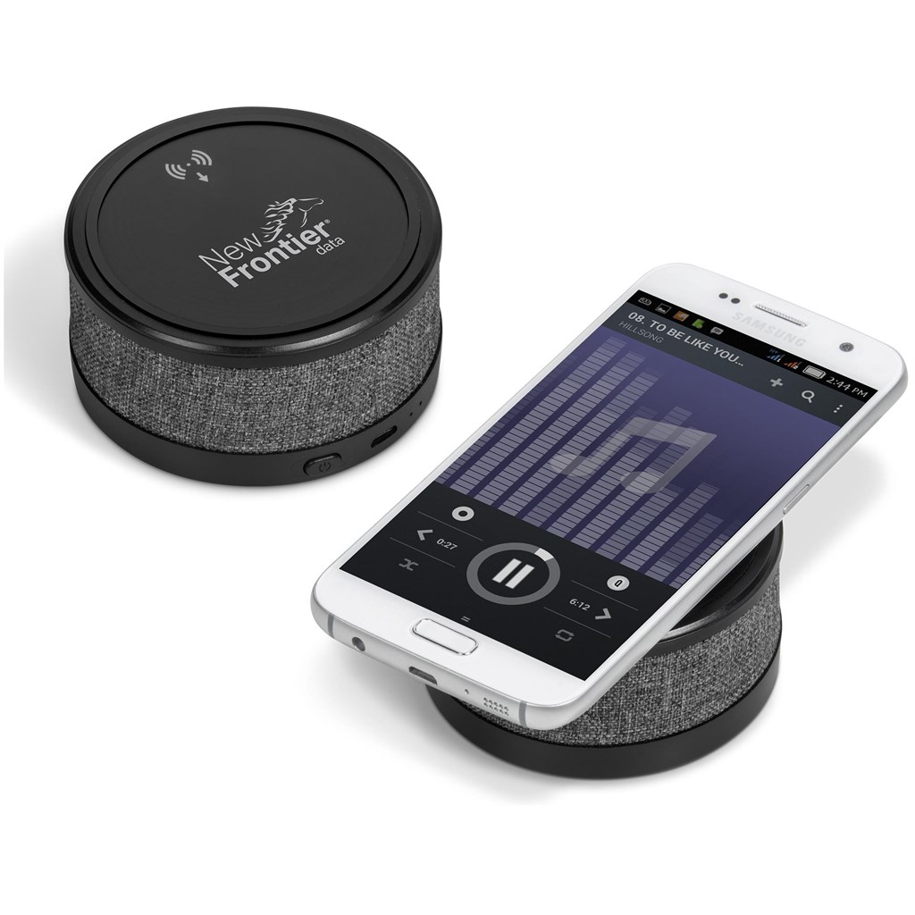 Aberdeen Wireless Charger & Bluetooth Speaker