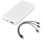 Kingpin White 10 Compact Power Bank – 10,000mAh Black