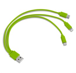 Altitude Hat-Trick Tri-Cable - Lime