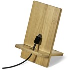 Okiyo Ekslens Bamboo Phone Stand TECH-5315_TECH-5315-01-NO-LOGO