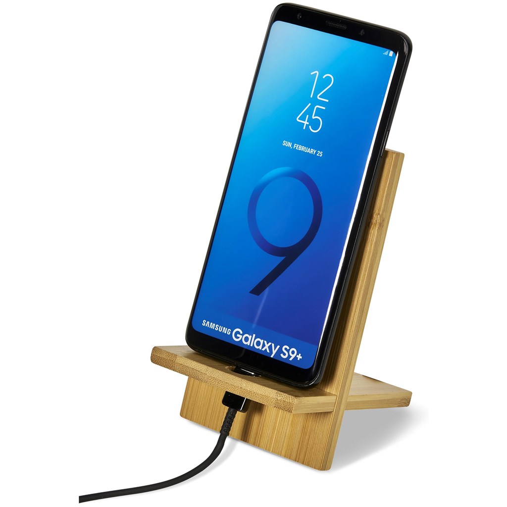 Okiyo Ekslens Bamboo Phone Stand