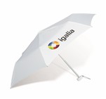 Rainbow Compact Umbrella Solid White