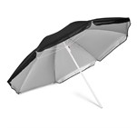 US Basic Paradiso Beach Umbrella Black