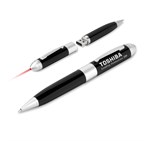 Kilobyte Flash Drive Pen & Laser Pointer - 8GB Black