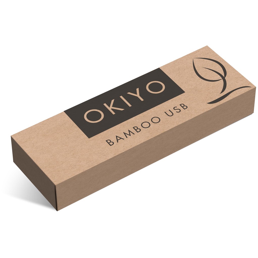 Okiyo Komorebi Bamboo Flash Drive - 16GB