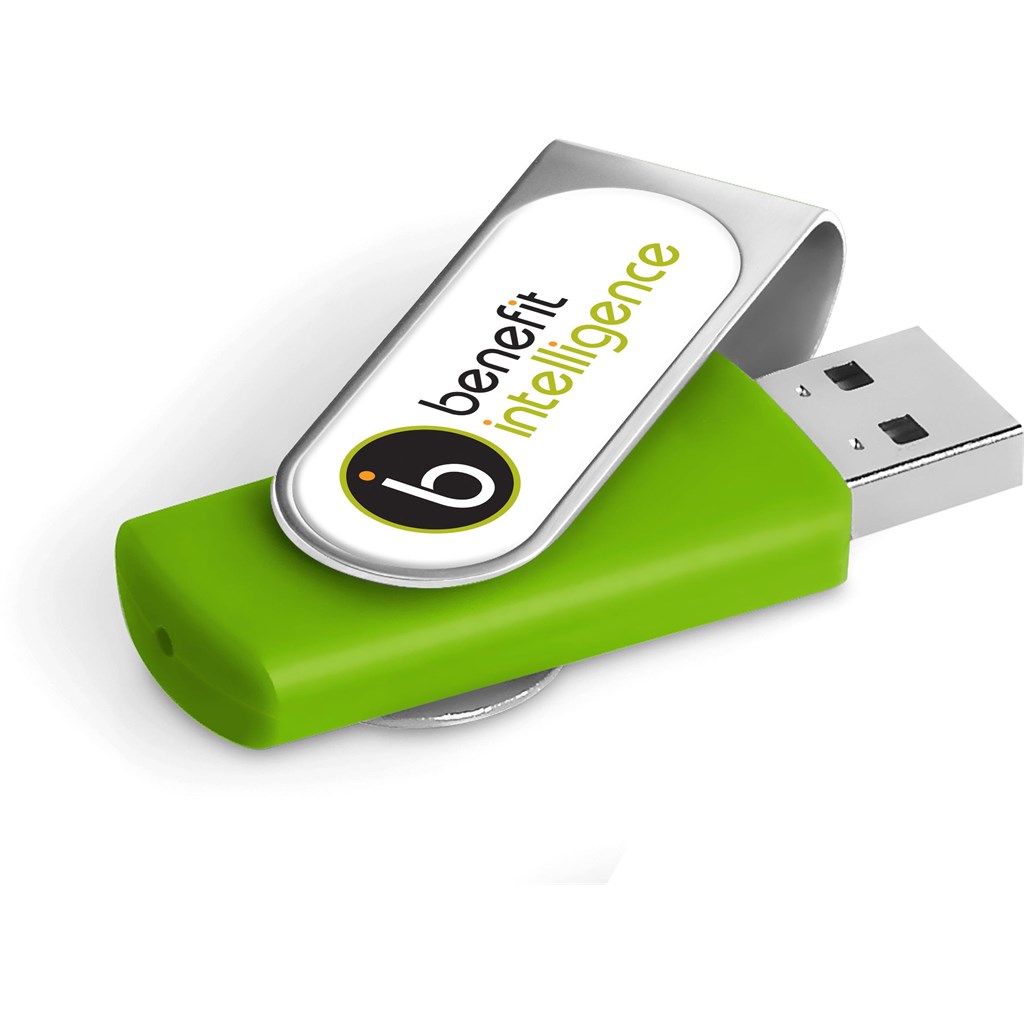 Axis Dome Flash Drive – 8GB – Lime