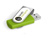 Axis Dome Flash Drive - 8GB - Lime