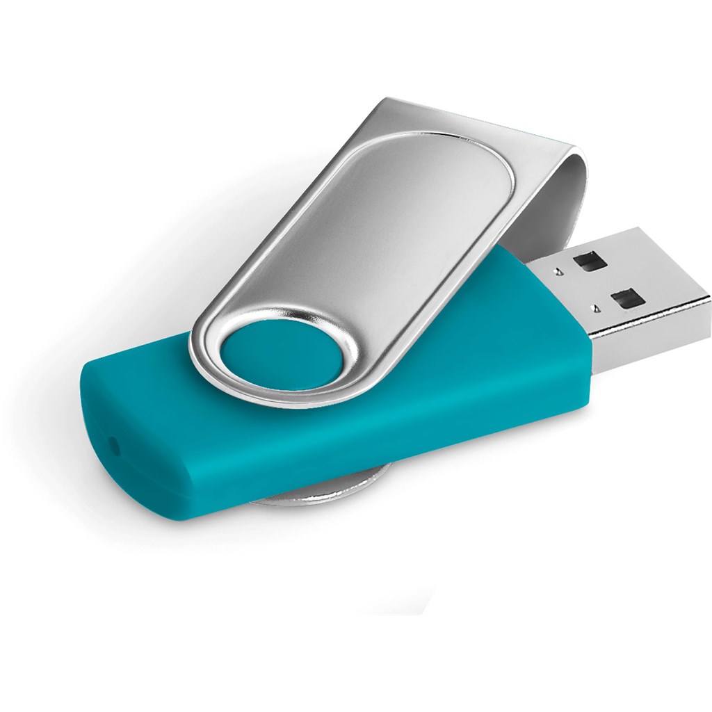 Axis Dome Flash Drive – 8GB – Turquoise