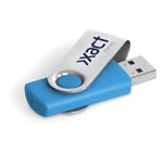 Axis Glint Flash Drive - 8GB - Cyan
