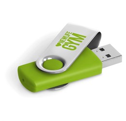 Axis Glint Flash Drive - 8GB - Lime