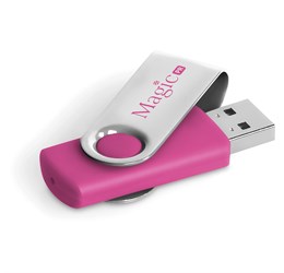 Axis Glint Flash Drive - 8GB - Pink