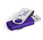 Axis Glint Flash Drive - 8GB - Purple