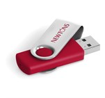 Axis Glint Flash Drive - 8GB - Red