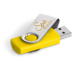 Axis Glint Flash Drive - 8GB - Yellow