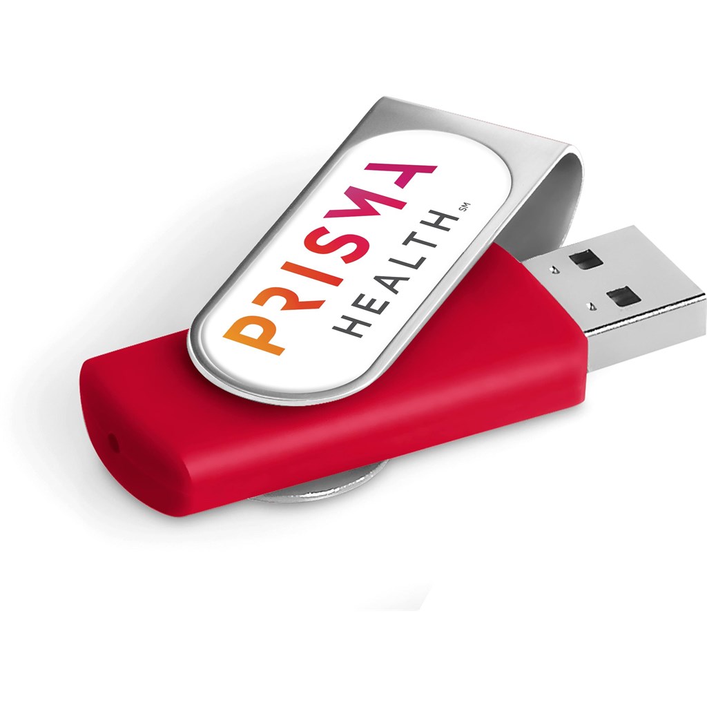 Axis Dome Flash Drive - 16GB - Red