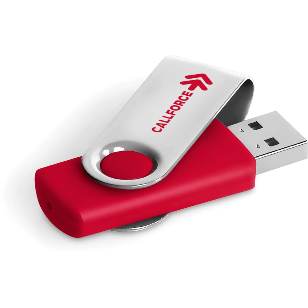 Axis Glint Flash Drive - 16GB - Red