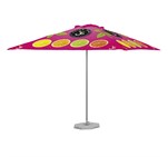 Sublimated Parasol Single Pole 3m x 3m