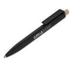 Altitude Tickit Recycled Plastic & Bamboo Ball Pen Black