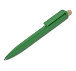 Altitude Tickit Recycled Plastic & Bamboo Ball Pen Green