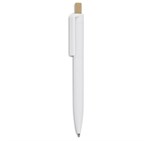 Altitude Tickit Recycled Plastic & Bamboo Ball Pen Solid White